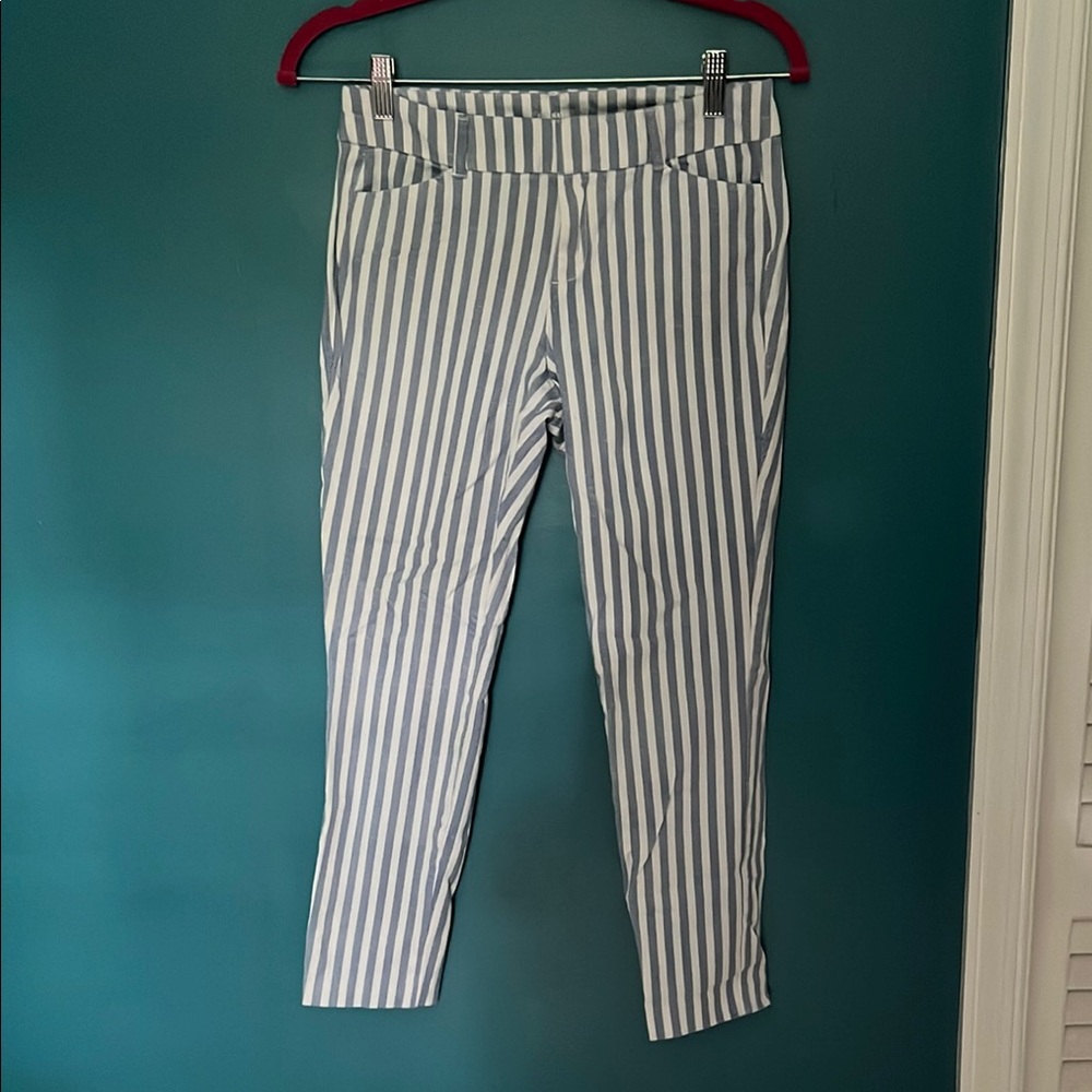 Striped Blue and White Pants